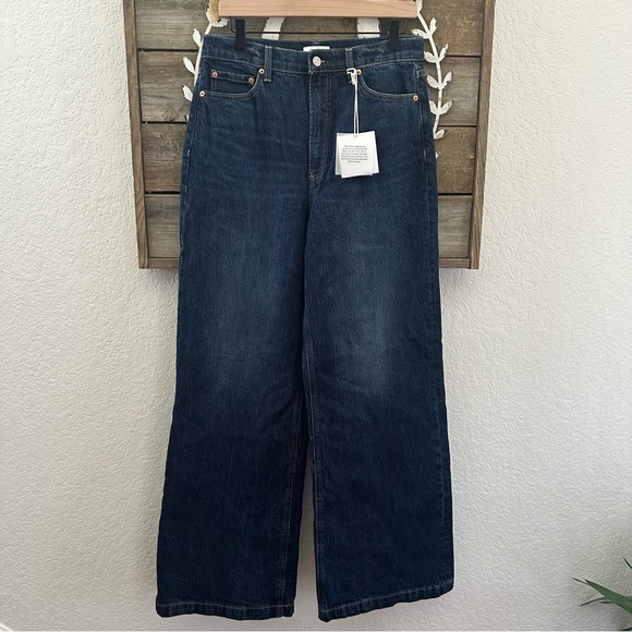 Pistola Lana High Rise Wide Leg Denim Dark wash‎ ladies 30 NWT - Picture 1 of 12